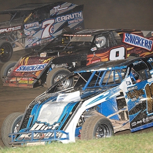 Ryan on his way to victory at the Deer Creek Speedway in Spring Valley, Minn., on Sept. 4.